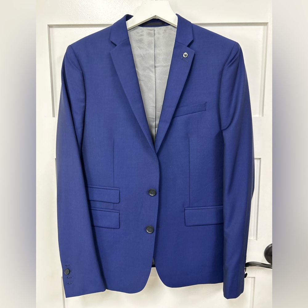 THE KOOPLES - Marine Officer Slim Fit Blazer in Navy - size 34 - Picture 3 of 13